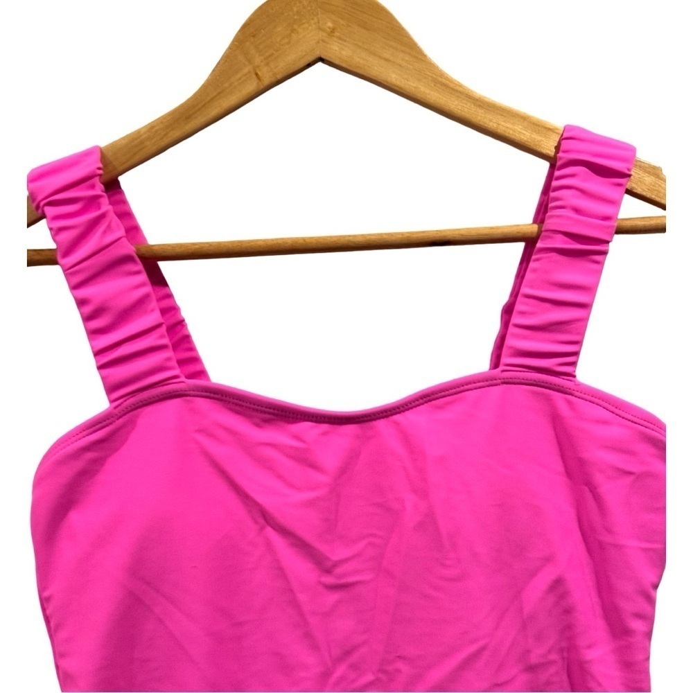 Zaful Pink Scrunched Strap One piece Bathing suit Size M - Picture 4 of 9